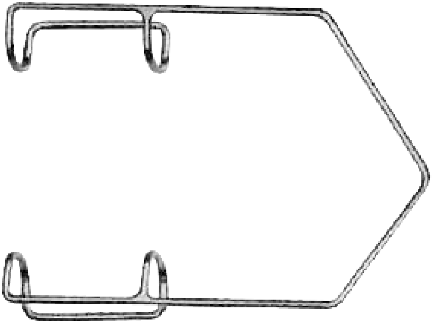 Barraquer Eye Speculum Fenestrated Straight Adult